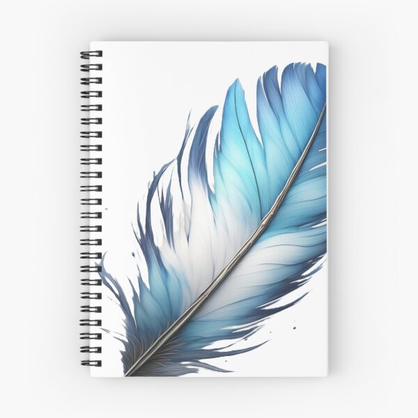 Item preview, Pastel Blue Feather designed and sold by BeeTheArtCo.