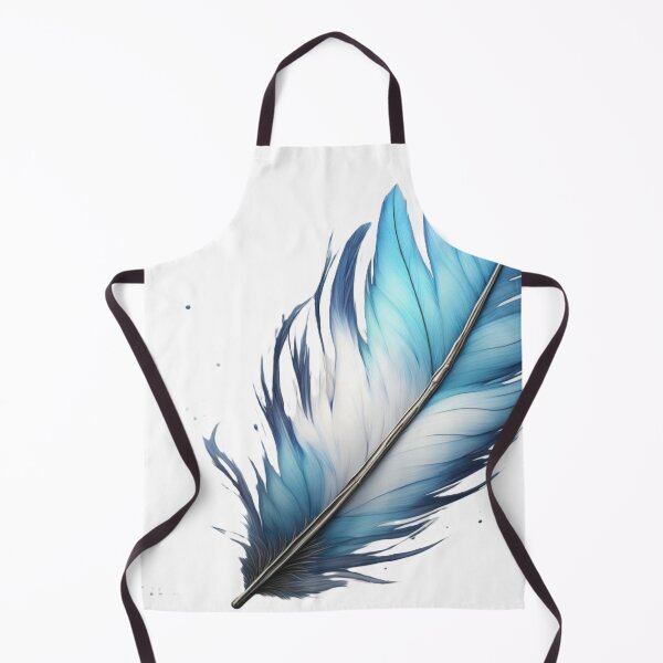Item preview, Pastel Blue Feather designed and sold by BeeTheArtCo.