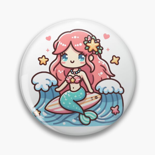 Item preview, Kawaii Mermaid: Starfish Necklace designed and sold by CanvasCutie.