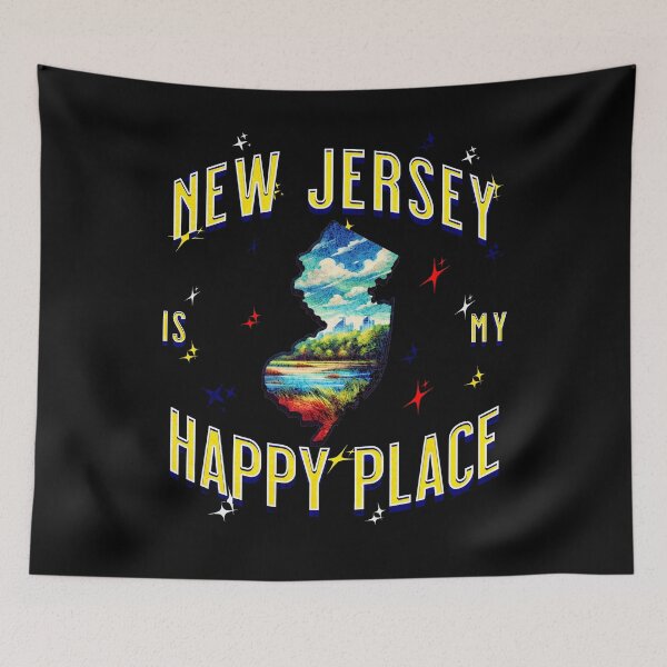 Item preview, New Jersey is my Happy Place designed and sold by Vindbult.