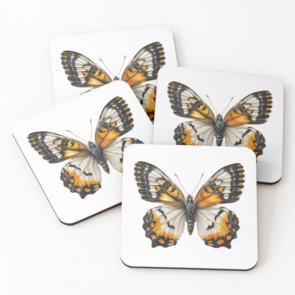 Item preview, Mariposa negra y dorada designed and sold by Decaf2Go.