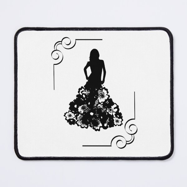 Item preview, The woman and the flowers designed and sold by Fabiely Cáceres.