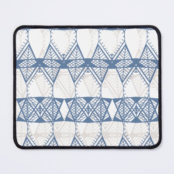 Item preview, Geometric Shaped  Blue Doodles designed and sold by Ldydesign.