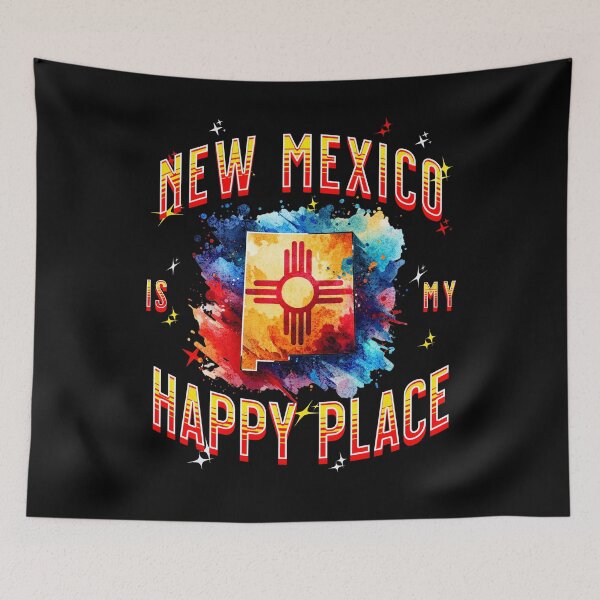 Item preview, New Mexico is my Happy Place designed and sold by Vindbult.