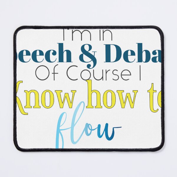 Item preview, Speech and Debate know to Flow designed and sold by ToKreate.