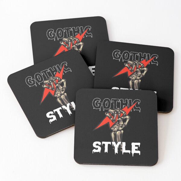 Item preview, hand with red lightning bolt in gothic style designed and sold by Joncasmiart.