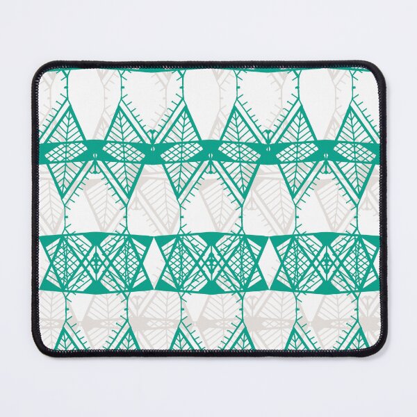 Item preview, Geometric Shaped  Green Doodles designed and sold by Ldydesign.