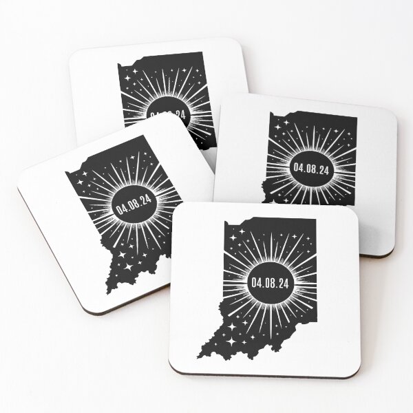 Item preview, Total Solar Eclipse 2024 - Indiana designed and sold by humnoo.