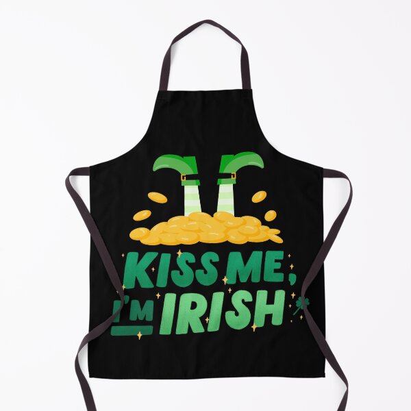 Item preview, Kiss my i'm IRISH - leprechaun's feet sticking out of gold designed and sold by Weknes.