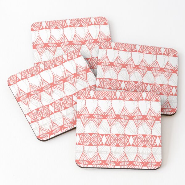 Item preview, Geometric Shaped  Coral Doodles designed and sold by Ldydesign.