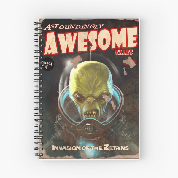 Item preview, 4 Awesome Tales Invasion of the Zetans designed and sold by emmaasaysblah.