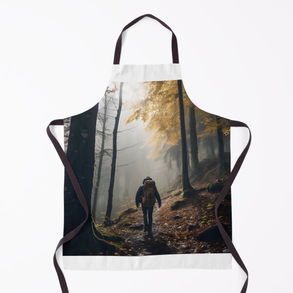 Item preview, Solitude in the Autumn Foggy Forest designed and sold by Shirtastically.