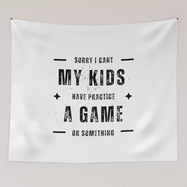 Item preview, "Sorry, I Can't, My Kids Have Practice" Tee - Parenting Chaos Humor designed and sold by AI-volution.