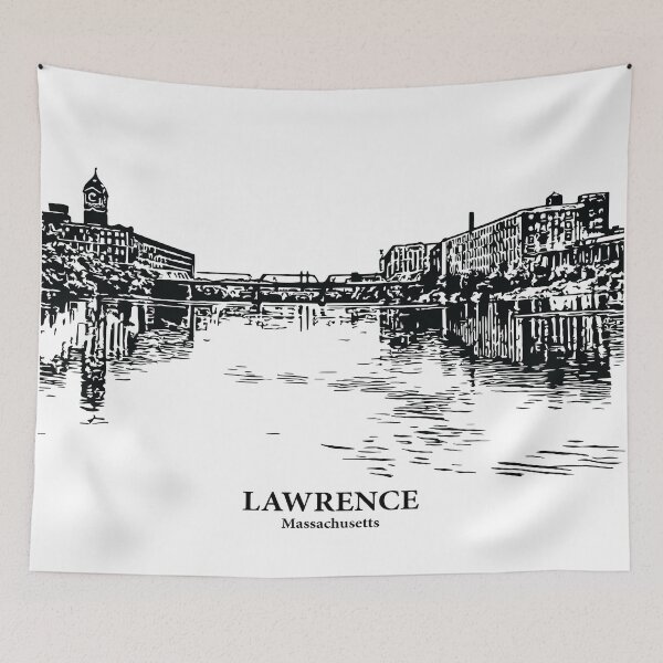 Item preview, Lawrence - Massachusetts designed and sold by Lakeric Cityscapes.