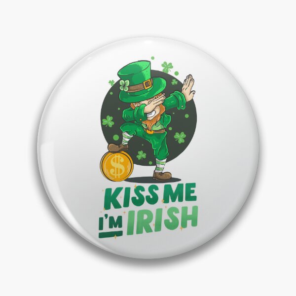 Item preview, Kiss my i'm IRISH - leprechaun's dabb designed and sold by Weknes.