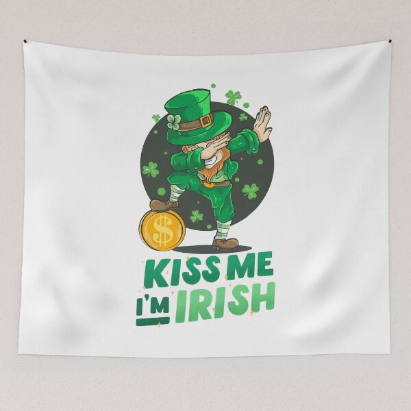 Item preview, Kiss my i'm IRISH - leprechaun's dabb designed and sold by Weknes.