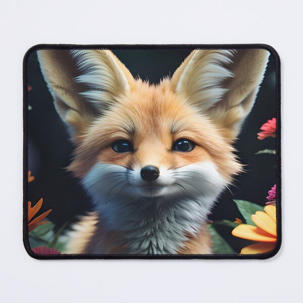 Item preview, Cute Flower Fennec Fox designed and sold by TheArtOfPat.