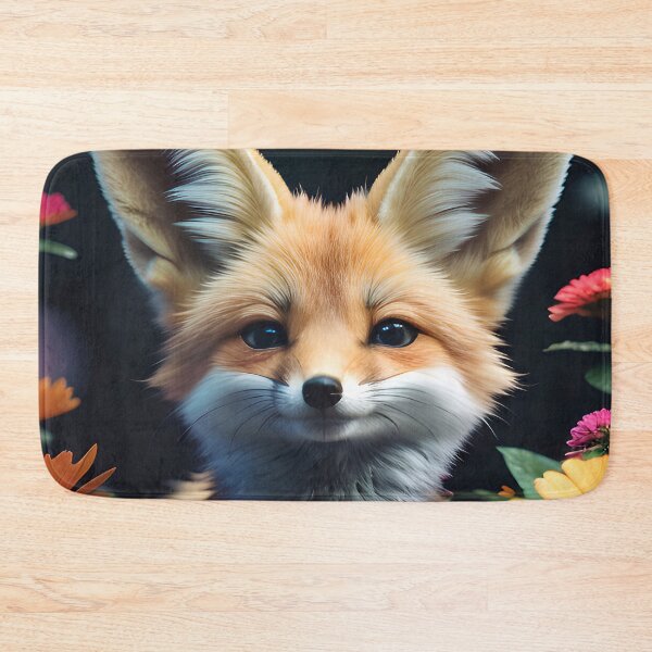 Item preview, Cute Flower Fennec Fox designed and sold by TheArtOfPat.