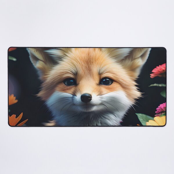 Item preview, Cute Flower Fennec Fox designed and sold by TheArtOfPat.