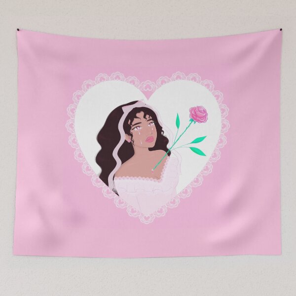 Item preview, Pink Rose stabbing heart designed and sold by artetriste.