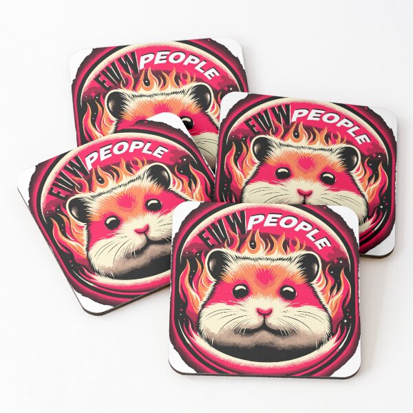 Item preview, eww people,angry hamster,Hamster Meme,sad hamster-Flame-Bright Hamster designed and sold by toobel.