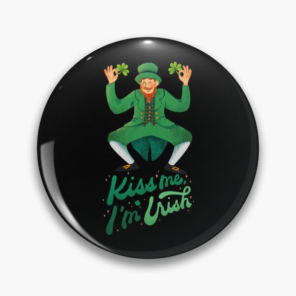 Item preview, Kiss my i'm IRISH - funny leprechaun designed and sold by Weknes.