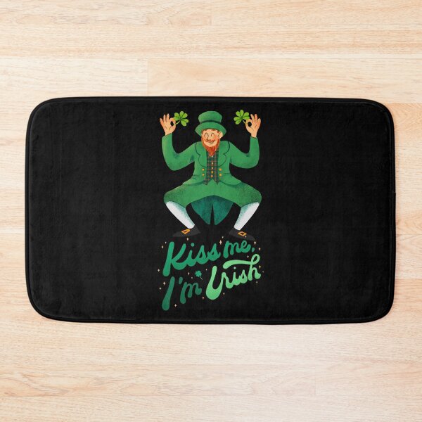 Item preview, Kiss my i'm IRISH - funny leprechaun designed and sold by Weknes.