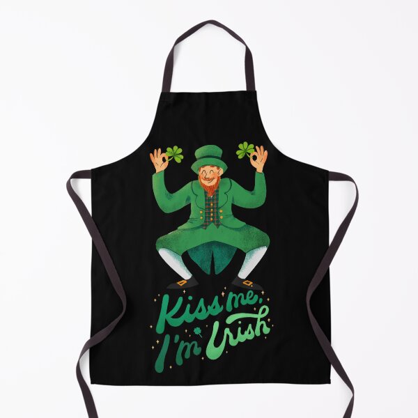 Item preview, Kiss my i'm IRISH - funny leprechaun designed and sold by Weknes.