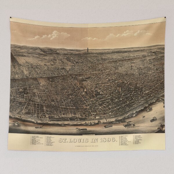 Item preview, St. Louis, Missouri in 1896 designed and sold by allhistory.