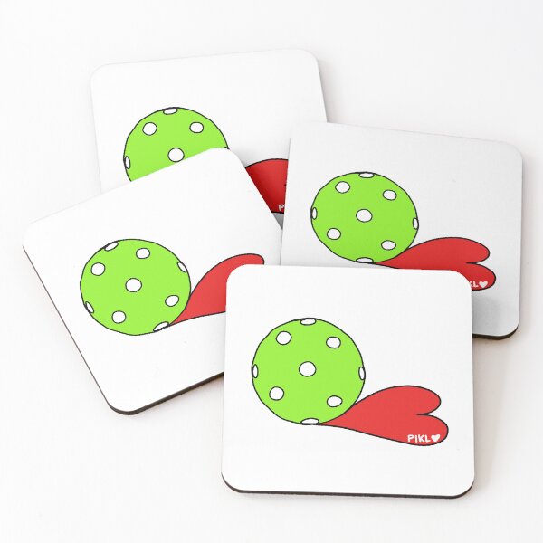 Item preview, Pickleball with Red Heart Shadow by PIKL-LOVE designed and sold by PiklLove.