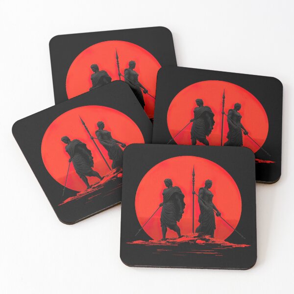 Item preview, Castor and Pollux | Red minimalism designed and sold by ComicsFactory.