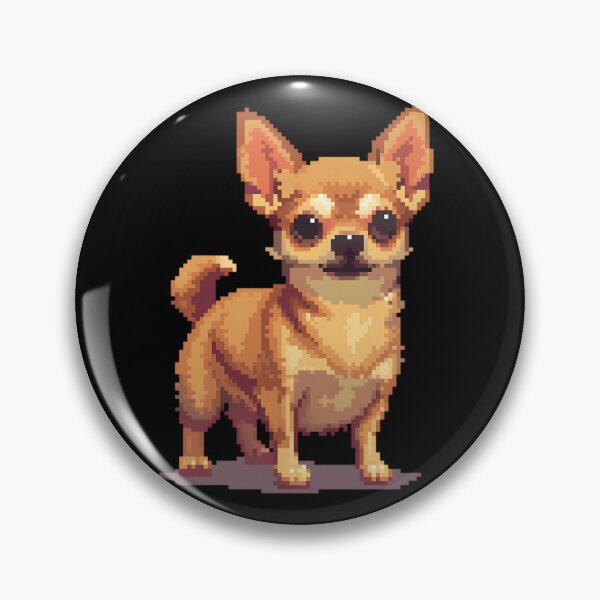Item preview, Chihuahua De 16 Bits designed and sold by CUTEDOGGIEZ.