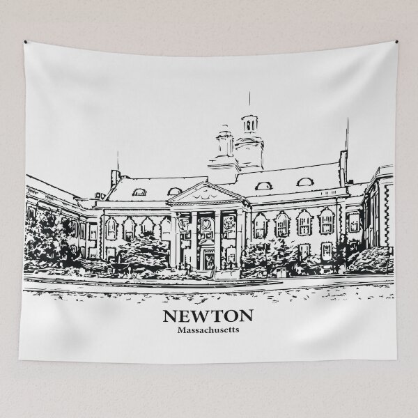 Item preview, Newton - Massachusetts designed and sold by Lakeric Cityscapes.