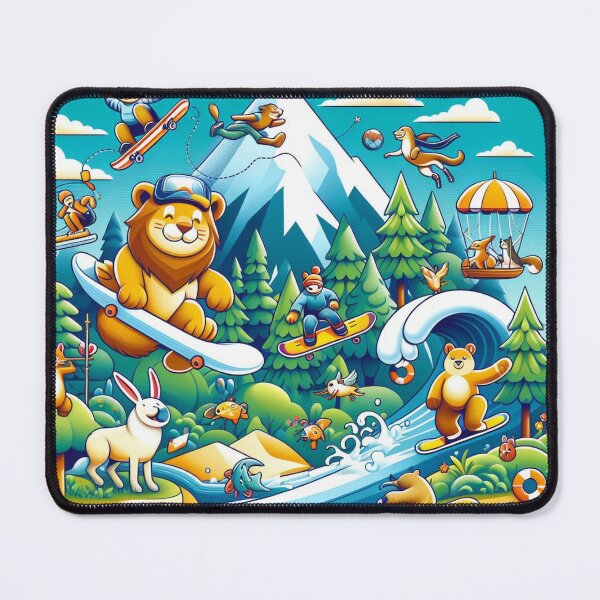 Item preview, Mountain Adventure: Animals Winter Sports Extravaganza designed and sold by Wonderall.