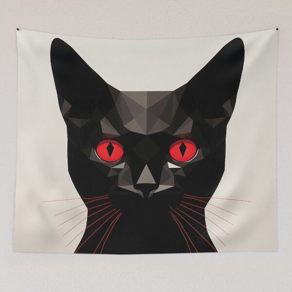 Item preview,  Cat | Red minimalism designed and sold by ComicsFactory.