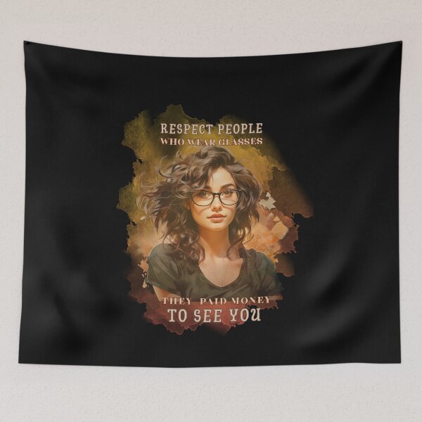 Item preview,  Respect people who wear glasses designed and sold by MilkyForest.