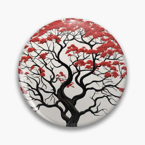 Item preview, Catalpa tree | Red minimalism designed and sold by ComicsFactory.