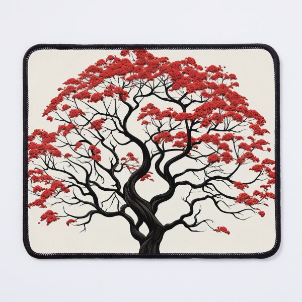 Item preview, Catalpa tree | Red minimalism designed and sold by ComicsFactory.