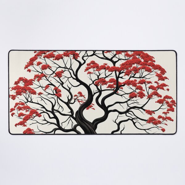 Item preview, Catalpa tree | Red minimalism designed and sold by ComicsFactory.