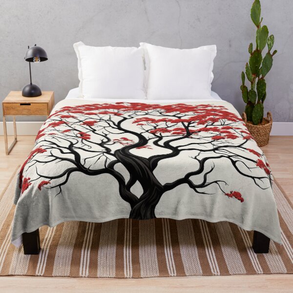 Item preview, Catalpa tree | Red minimalism designed and sold by ComicsFactory.