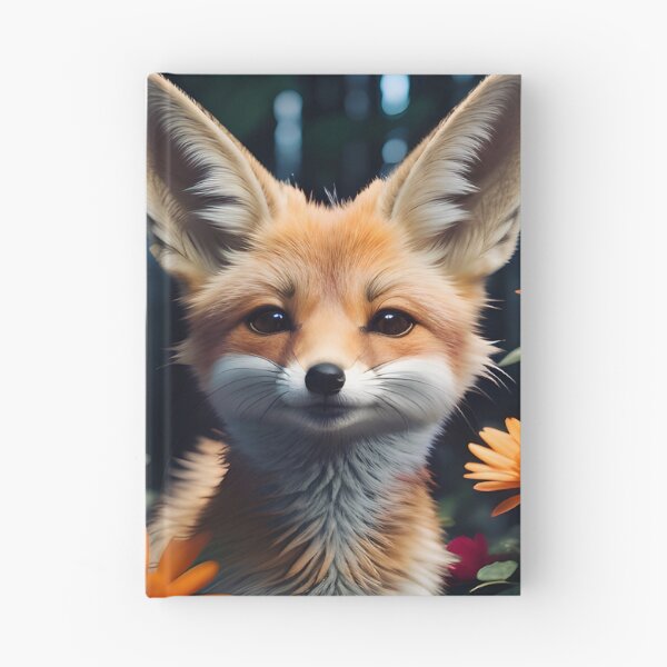 Item preview, Cute Flower Fennec Fox designed and sold by TheArtOfPat.