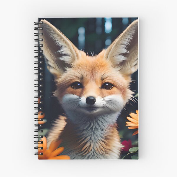 Item preview, Cute Flower Fennec Fox designed and sold by TheArtOfPat.