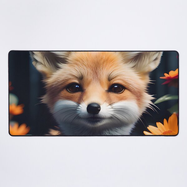 Item preview, Cute Flower Fennec Fox designed and sold by TheArtOfPat.