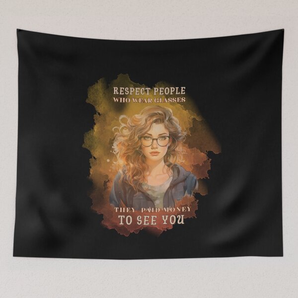 Item preview,  Respect people who wear glasses designed and sold by MilkyForest.