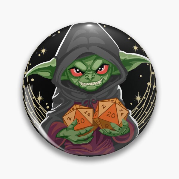 Item preview, Dice Goblin Must Acquire More - Gold designed and sold by Geobat.
