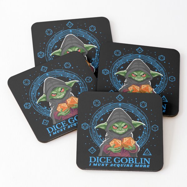 Item preview, Dice Goblin Must Acquire More - Blue designed and sold by Geobat.