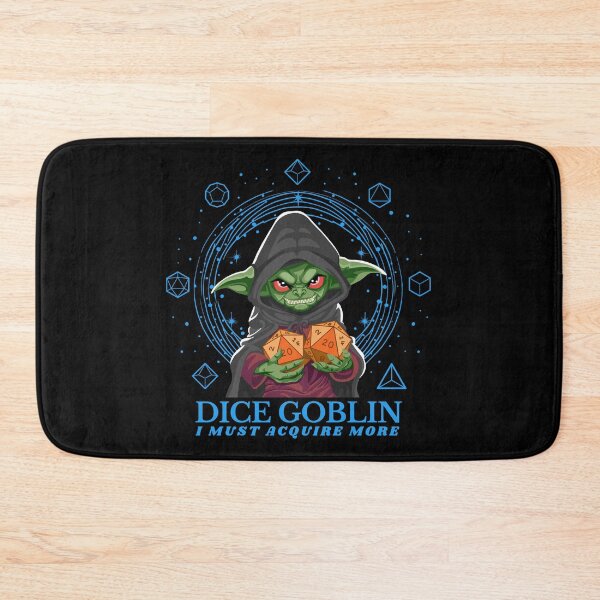 Item preview, Dice Goblin Must Acquire More - Blue designed and sold by Geobat.