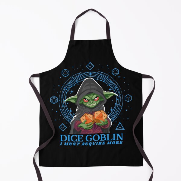 Item preview, Dice Goblin Must Acquire More - Blue designed and sold by Geobat.