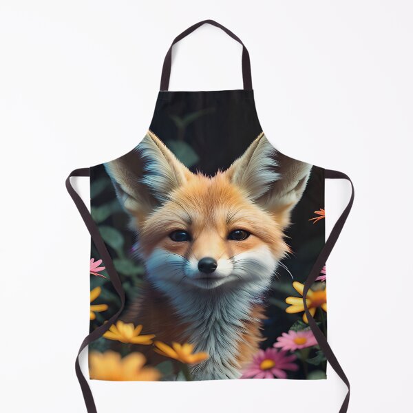 Item preview, Cute Flower Fennec Fox designed and sold by TheArtOfPat.