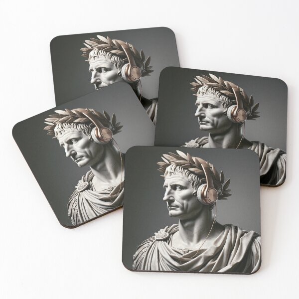 Item preview, Caesar with Headphones designed and sold by Lane L. Mälkin Design.